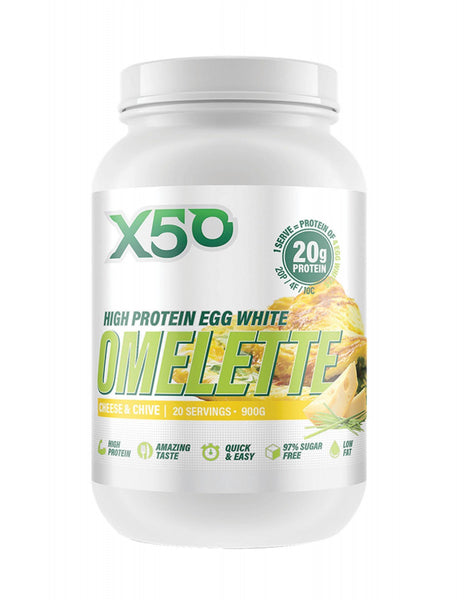 X50 Omelette Cheese and Chive 900g - Nutrition Co Australia