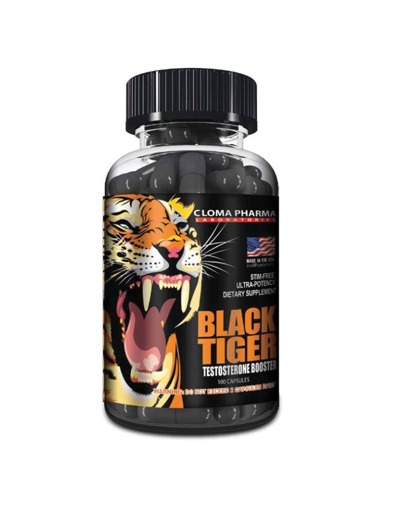 Cloma Pharma Black Tiger Test Booster 100 Caps - Nutrition Co Australia